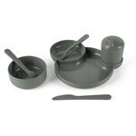 tiny Bio Essgeschirr grau-grn (Geschenkbox)