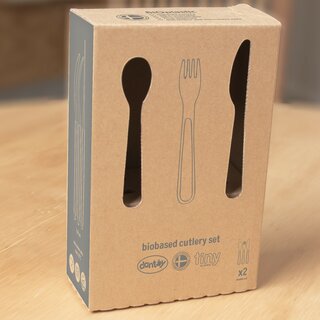 TINY BIO 2-PACK BESTEK SAND/GRAU-BRAUN