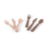 tiny Bio Besteck sand+grau-braun