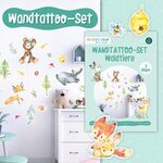 Wandtattoo-Set Waldtiere