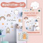 Wandtattoo-Set Regenbogen